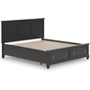 image:imageSignature Design by Ashley King Wood Panel Bed Hardwood Solids and MDFBlack