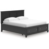 image:imageSignature Design by Ashley King Wood Panel Bed Hardwood Solids and MDFBlack