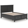 image:imageSignature Design by Ashley King Wood Panel Bed Hardwood Solids and MDFBlack