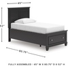 image:imageSignature Design by Ashley King Wood Panel Bed Hardwood Solids and MDFBlack