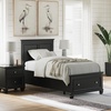 image:imageSignature Design by Ashley King Wood Panel Bed Hardwood Solids and MDFBlack