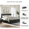 image:imageSignature Design by Ashley King Wood Panel Bed Hardwood Solids and MDFBlack