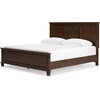 image:imageSignature Design by Ashley King Wood Panel Bed Hardwood Solids and MDFBrown