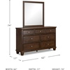 image:imageSignature Design by Ashley King Wood Panel Bed Hardwood Solids and MDFBrown