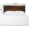 image:imageSignature Design by Ashley King Wood Panel Bed Hardwood Solids and MDFDark Brown