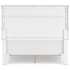 image:imageSignature Design by Ashley King Wood Panel Bed Hardwood Solids and MDFWhite