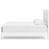 image:imageSignature Design by Ashley King Wood Panel Bed Hardwood Solids and MDFWhite