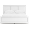 image:imageSignature Design by Ashley King Wood Panel Bed Hardwood Solids and MDFWhite