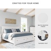 image:imageSignature Design by Ashley King Wood Panel Bed Hardwood Solids and MDFWhite