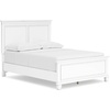 image:imageSignature Design by Ashley King Wood Panel Bed Hardwood Solids and MDFWhite