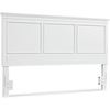 image:imageSignature Design by Ashley King Wood Panel Bed Hardwood Solids and MDFWhite