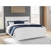image:imageSignature Design by Ashley King Wood Panel Bed Hardwood Solids and MDFWhite