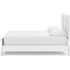 image:imageSignature Design by Ashley King Wood Panel Bed Hardwood Solids and MDFWhite