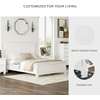 image:imageSignature Design by Ashley King Wood Panel Bed Hardwood Solids and MDFWhite
