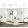 image:imageSignature Design by Ashley King Wood Panel Bed Hardwood Solids and MDFWhite