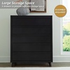 image:imageSignature Design by Ashley Large 6 Drawer Dresser for Bedroom Matte Black5 Drawer Chest