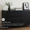 image:imageSignature Design by Ashley Large 6 Drawer Dresser for Bedroom Matte Black6 Drawer Dresser