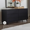 image:imageSignature Design by Ashley Large 6 Drawer Dresser for Bedroom Matte Black6 Drawer Dresser