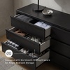image:imageSignature Design by Ashley Large 6 Drawer Dresser for Bedroom Matte Black6 Drawer Dresser