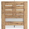 image:imageSignature Design by Ashley Larstin Rustic Panel Headboard ONLY Twin BrownFull