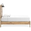 image:imageSignature Design by Ashley Larstin Rustic Panel Headboard ONLY Twin BrownTwin