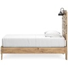 image:imageSignature Design by Ashley Larstin Rustic Panel Headboard ONLY Twin BrownTwin