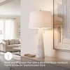 image:imageSignature Design by Ashley Laurellen Alabaster Table Lamp Dual Pull ChainWhite