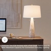 image:imageSignature Design by Ashley Laurellen Alabaster Table Lamp Dual Pull ChainWhite