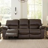 image:imageSignature Design by Ashley Leather Power Rocker Recliner Chair Ocean BlueBrown