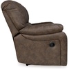 image:imageSignature Design by Ashley Leather Power Rocker Recliner Chair Ocean BlueBrown