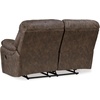 image:imageSignature Design by Ashley Leather Power Rocker Recliner Chair Ocean BlueBrown