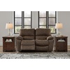image:imageSignature Design by Ashley Leather Power Rocker Recliner Chair Ocean BlueBrown