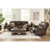 image:imageSignature Design by Ashley Leather Power Rocker Recliner Chair Ocean BlueBrown