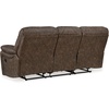 image:imageSignature Design by Ashley Leather Power Rocker Recliner Chair Ocean BlueDark Brown