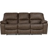image:imageSignature Design by Ashley Leather Power Rocker Recliner Chair Ocean BlueDark Brown