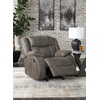 image:imageSignature Design by Ashley Leather Power Rocker Recliner Chair Ocean BlueGrey