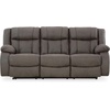image:imageSignature Design by Ashley Leather Power Rocker Recliner Chair Ocean BlueGrey