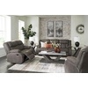 image:imageSignature Design by Ashley Leather Power Rocker Recliner Chair Ocean BlueGrey