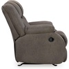 image:imageSignature Design by Ashley Leather Power Rocker Recliner Chair Ocean BlueGrey