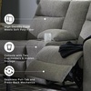 image:imageSignature Design by Ashley Leather Power Rocker Recliner Chair Ocean BlueSterling