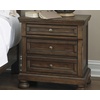 image:imageSignature Design by Ashley Lettner Modern Traditional 2 Drawer Nightstand 3013 Tall Light GrayBrown