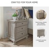 image:imageSignature Design by Ashley Lettner Modern Traditional 2 Drawer Nightstand 3013 Tall Light GrayGraywash