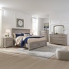 image:imageSignature Design by Ashley Lettner Modern Traditional 2 Drawer Nightstand 3013 Tall Light GrayGraywash