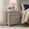 image:imageSignature Design by Ashley Lettner Modern Traditional 2 Drawer Nightstand 3013 Tall Light GrayGraywash