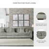 image:imageSignature Design by Ashley Lindyn White Oversized Swivel Accent ChairGrey
