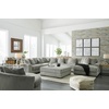 image:imageSignature Design by Ashley Lindyn White Oversized Swivel Accent ChairGrey