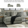 image:imageSignature Design by Ashley Lindyn White Oversized Swivel Accent ChairGrey