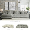 image:imageSignature Design by Ashley Lindyn White Oversized Swivel Accent ChairGrey