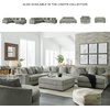 image:imageSignature Design by Ashley Lindyn White Oversized Swivel Accent ChairGrey