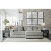 image:imageSignature Design by Ashley Lindyn White Oversized Swivel Accent ChairGrey